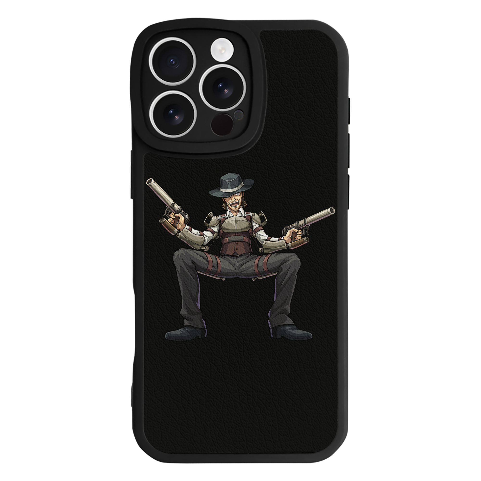 （画像用） 進撃の巨人 ケニー·アッカーマン Attack on Titan Kenny Ackerman 【iPhone 16シリーズ対応】シリコンスマホケース（レザー調） 材質：シリコン